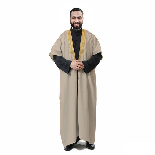 Men's Abaya (Bisht) | Cloak Arab Dress | Amazing Best Quality Men's Islamic Arabian Cloak