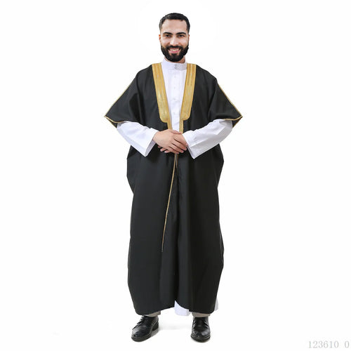 Men's Abaya (Bisht) | Cloak Arab Dress | Amazing Best Quality Men's Islamic Arabian Cloak