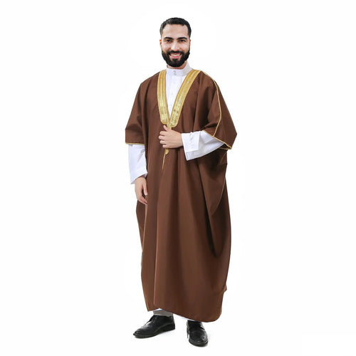 Men's Abaya (Bisht) | Cloak Arab Dress | Amazing Best Quality Men's Islamic Arabian Cloak