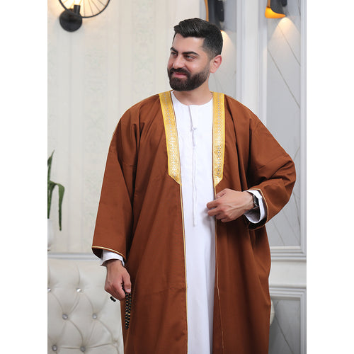 Men's Abaya (Bisht) Long Sleeves | Amazing Best Quality Men's Islamic Arabian Cloak