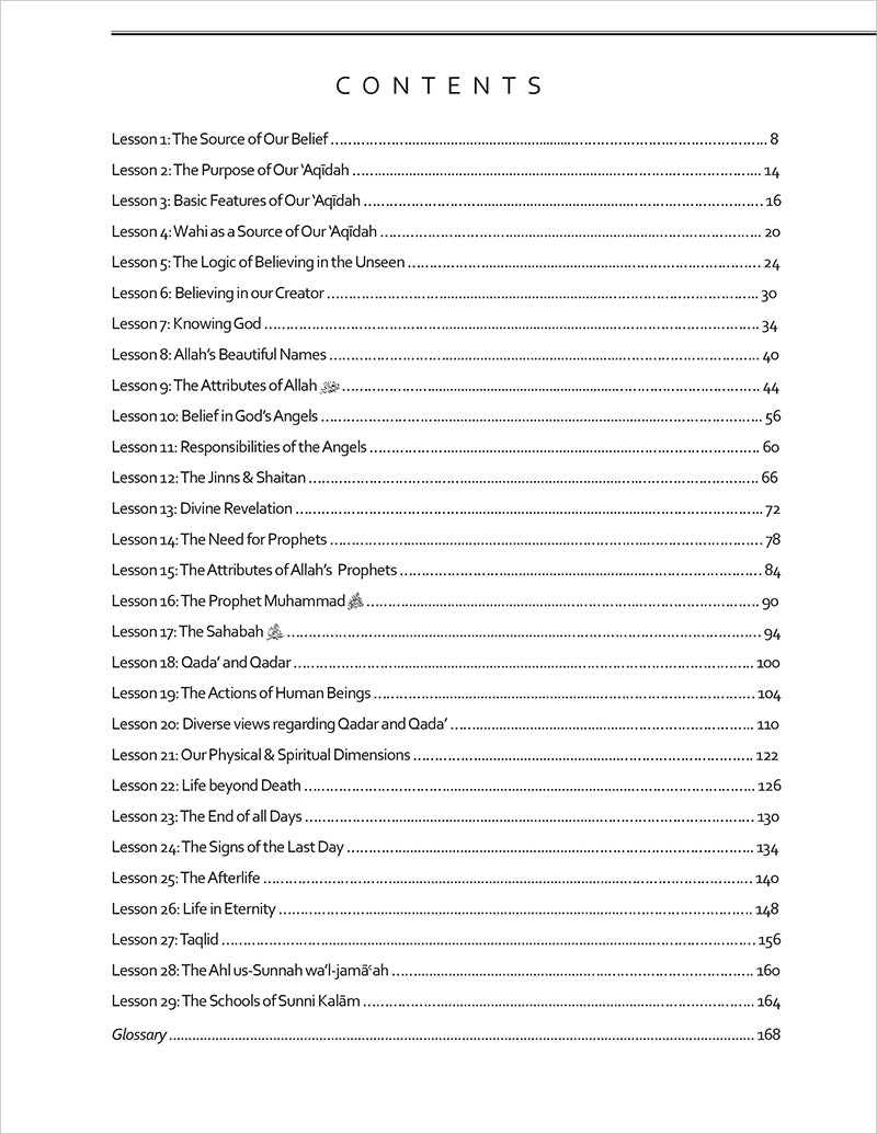 Islamic Beliefs Al-Aqaid ul-Islamiyyah