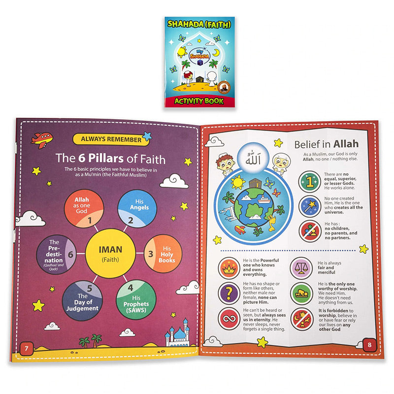 5 Pillars Activity Booklet Collection | 5 Islamic Activity Booklets for Kids