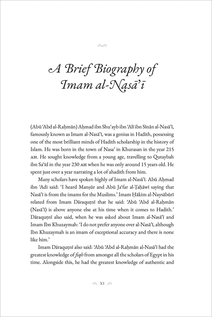 40 Hadith from Sunan Al Nasai