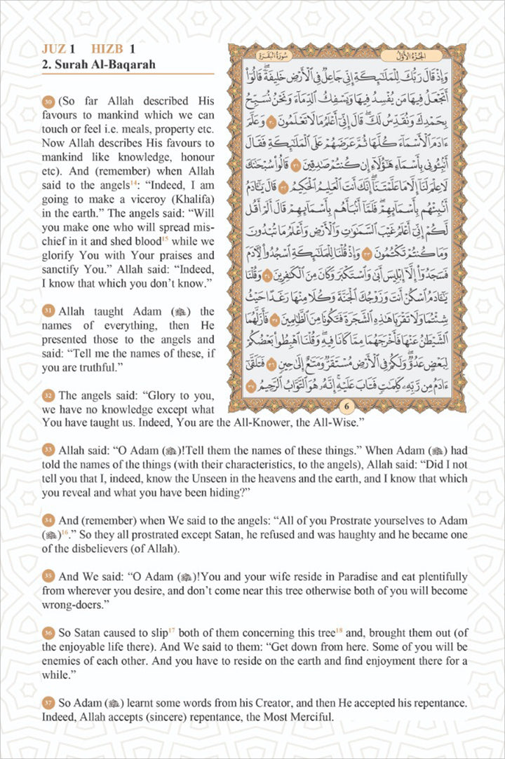 The Easy Qur’an New (Full Arabic Page) (9.25 X 6.5) Cream