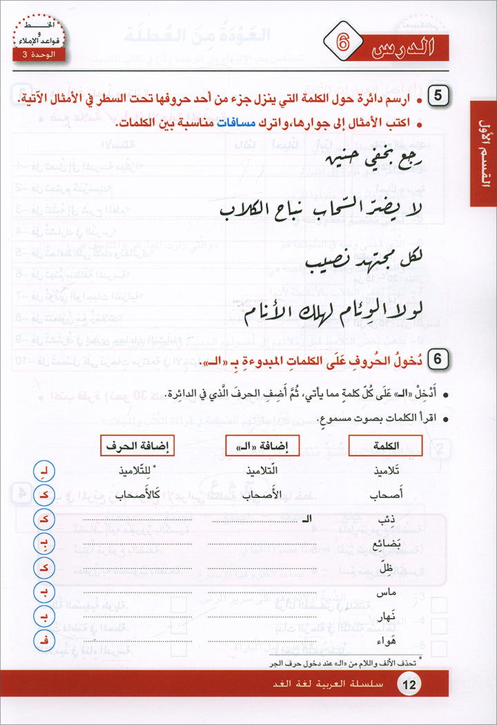 Arabic is the Language of Tomorrow: Workbook Level 5 العربية لغة الغد