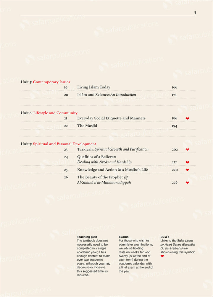 Safar Islamic Studies: Textbook Level 8 - Damaged Copy