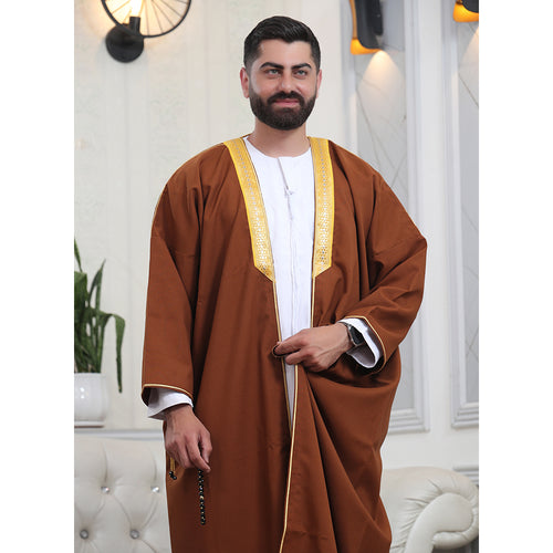 Men's Abaya (Bisht) Long Sleeves | Amazing Best Quality Men's Islamic Arabian Cloak