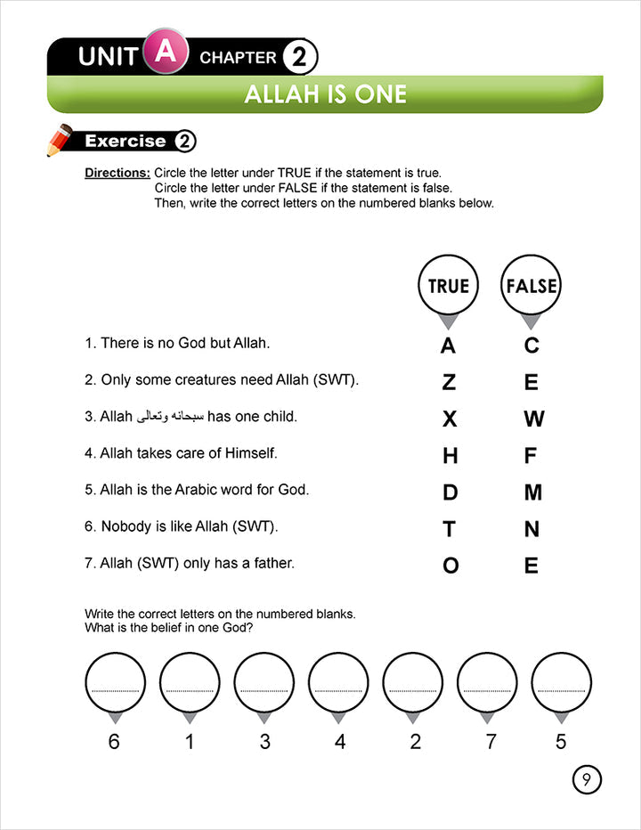 I Love Islam Workbook: Level 1 (New Version)