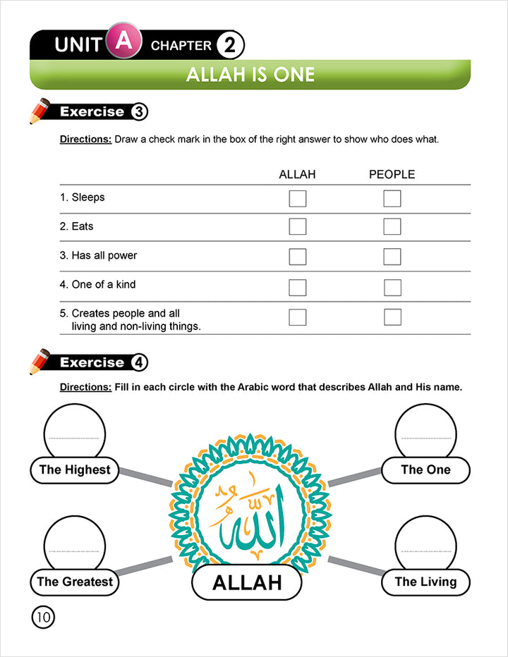 I Love Islam Workbook: Level 1 (New Version)