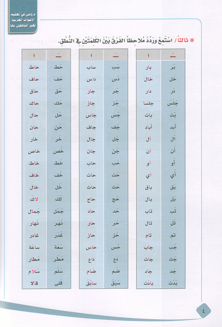 Lessons in Learning Arabic Phonetics for Non-Native Speakers (With QR code) دروس في تعليم أصوات العربية