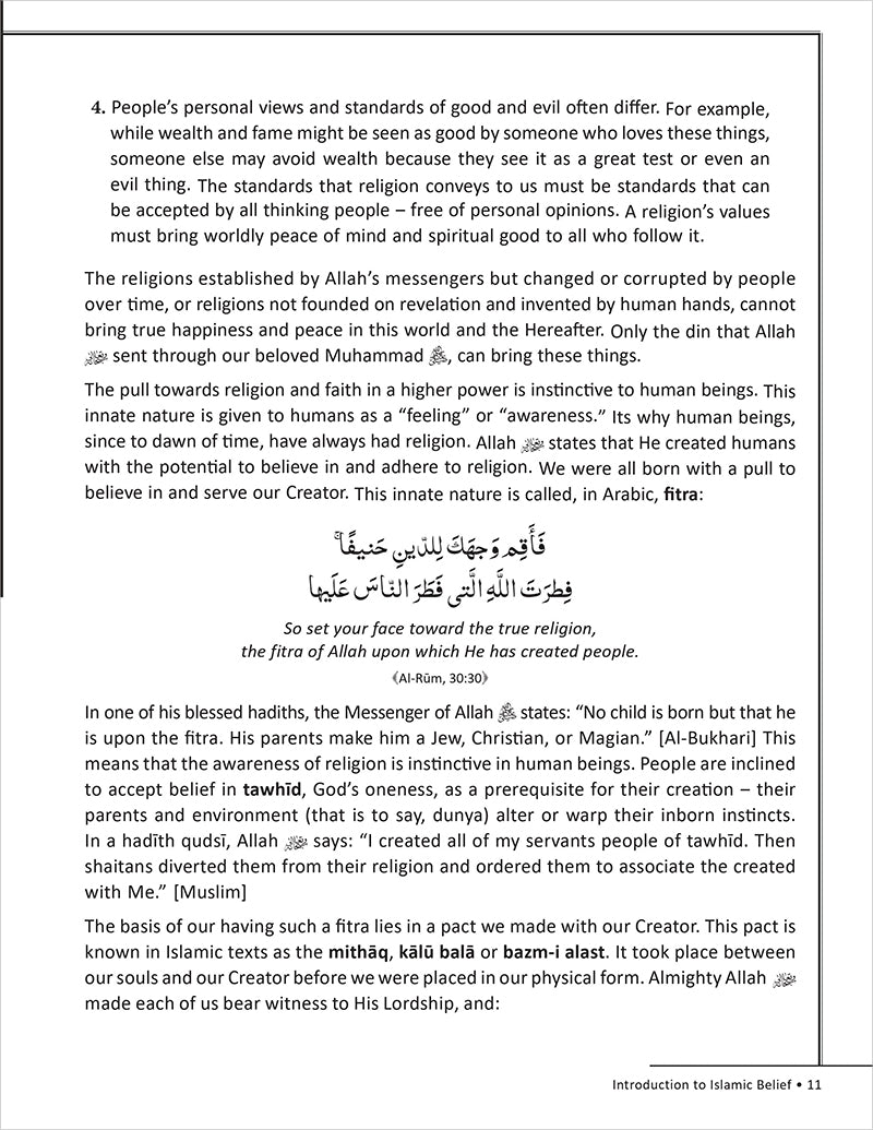 Islamic Beliefs Al-Aqaid ul-Islamiyyah