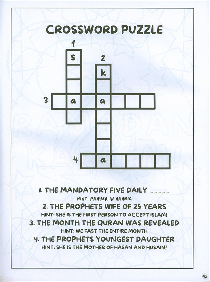 My Islamic Coloring and Activity Book