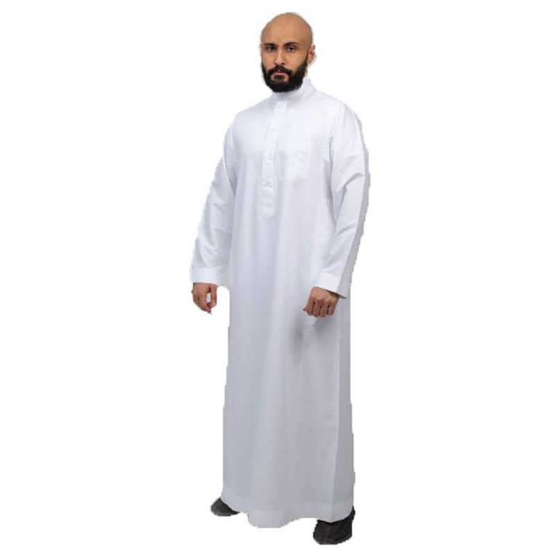 High Quality Daffah Thobe Summer - Luxury Saudi Dishdasha - White