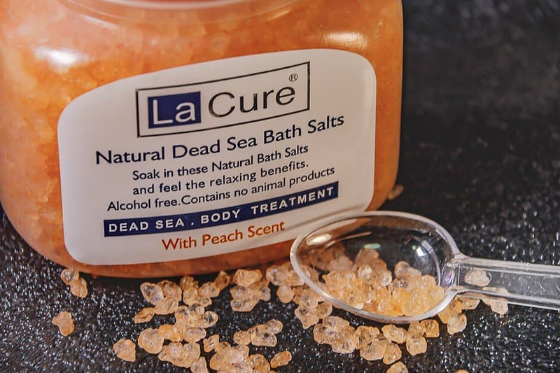 La Cure Natural Dead Sea Mineral Bath Salts (1.2lb) - Peach