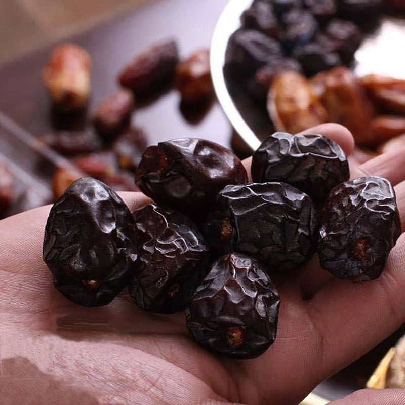 Al Madina Ajwa Dates - Premium Quality (Latest Crop!) - 2.2lb (1000g) - Fiber-Rich Snack Dry Fruit