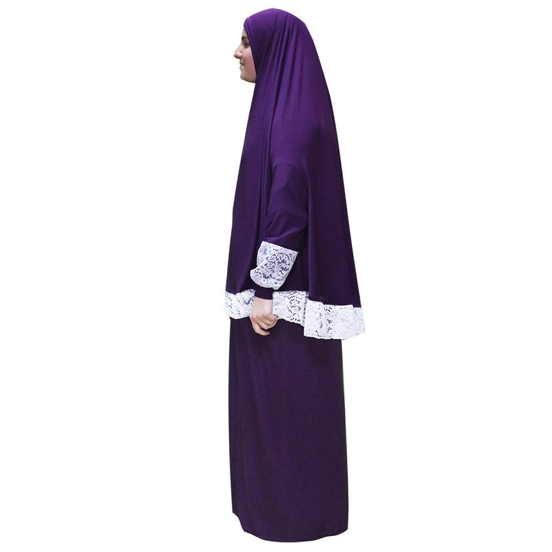 Women's Prayer Dress 2 Pieces (With Sleeves) – Plain Color