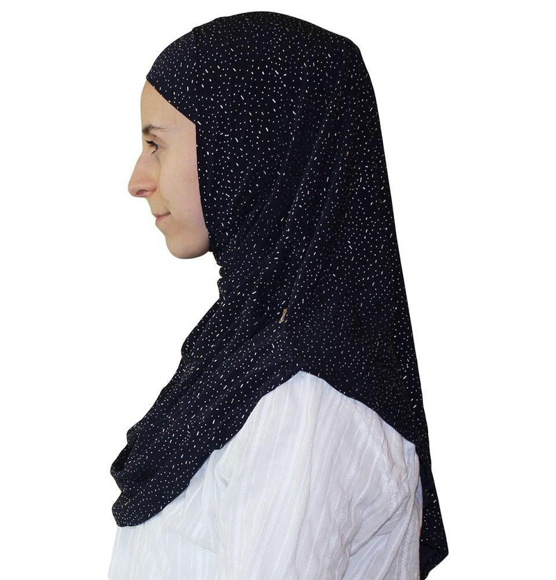 Firdevs Practical Hijab Scarf & Bonnet - Blue Raindrop - east-west-souk