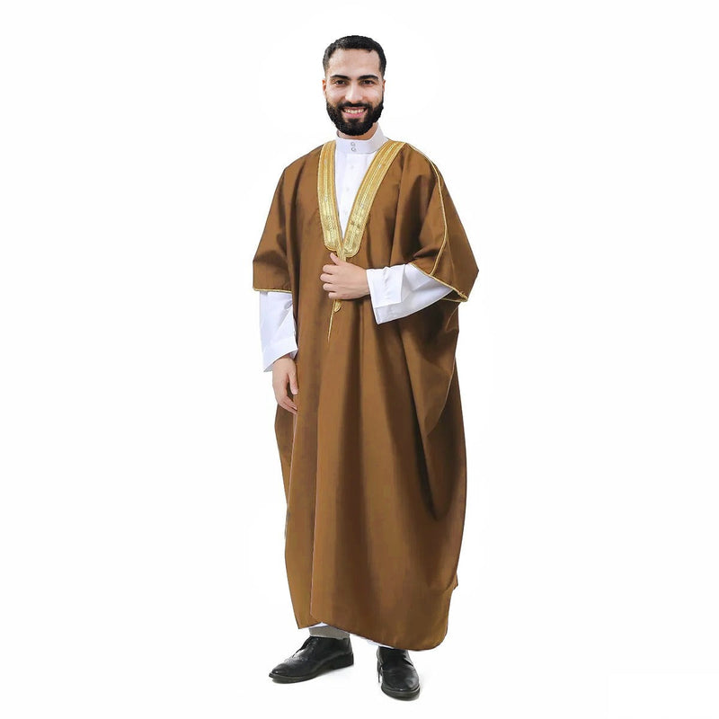 Men's Abaya (Bisht) | Cloak Arab Dress | Amazing Best Quality Men's Islamic Arabian Cloak