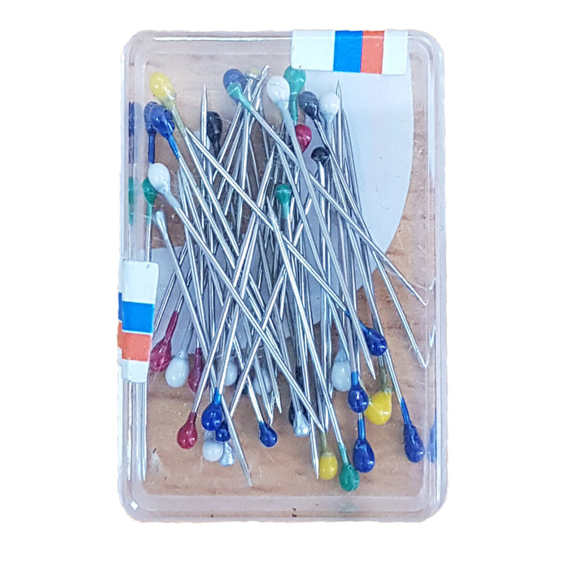 Stainless Steel Head Hijab Pin - Colored