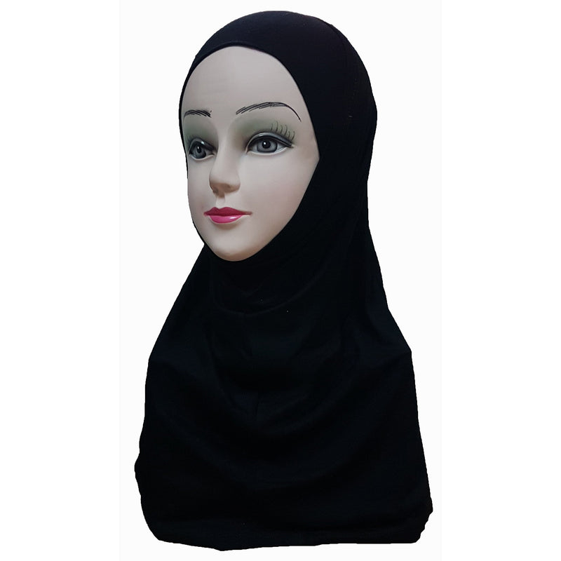 Women's Cotton Amira Hijab Two Piece - Plain Color