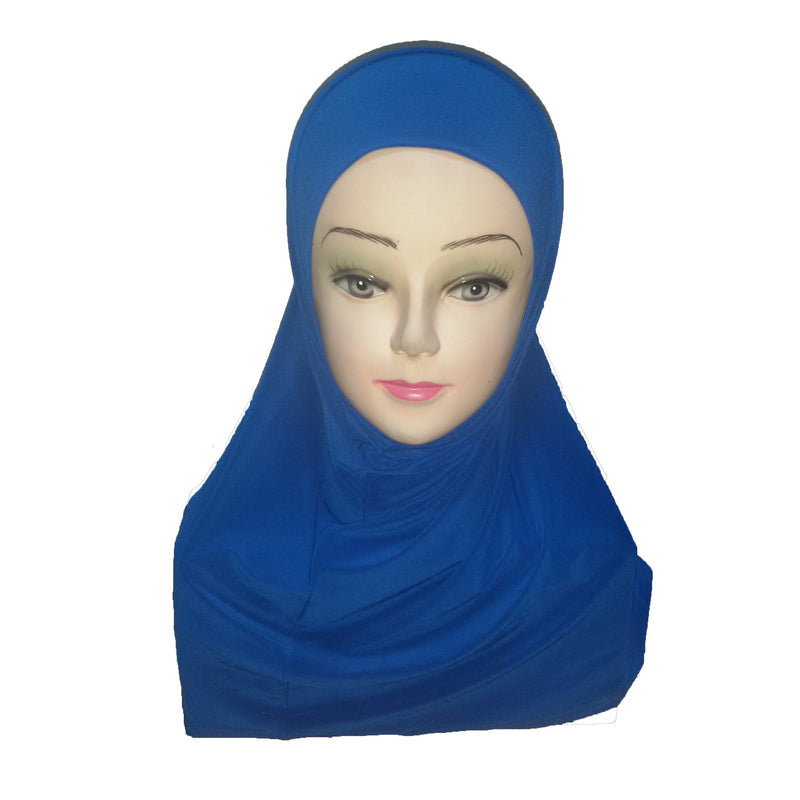 Women's Lycra Amira Hijab Two Piece - Plain Color