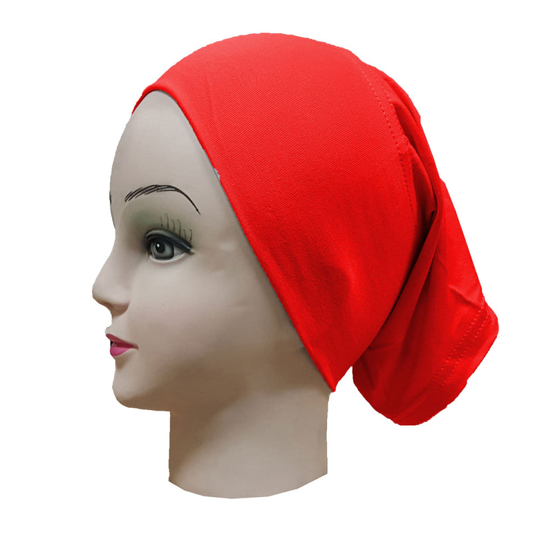 Women's Cotton Knit Tube Under Scarf - Plain Color