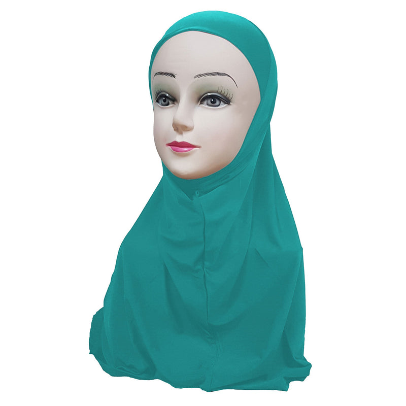 Women's Silky Amira Hijab One Piece - Plain Color