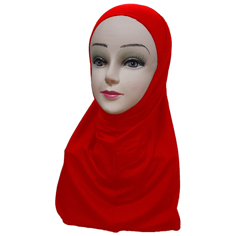 Women's Cotton Amira Hijab Two Piece - Plain Color