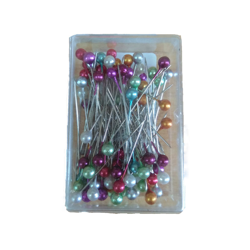 Stainless Steel Head Hijab Pin - Colorful