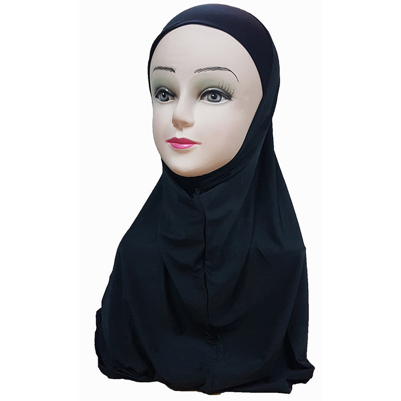 Women's Lycra Amira Hijab One Piece - Plain Color