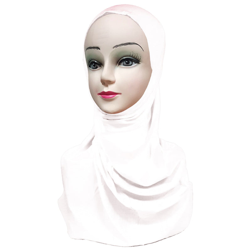 Women's Cotton Amira Hijab One Piece - Plain Color