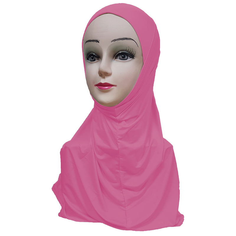 Women's Silky Amira Hijab Two Piece - Plain Color