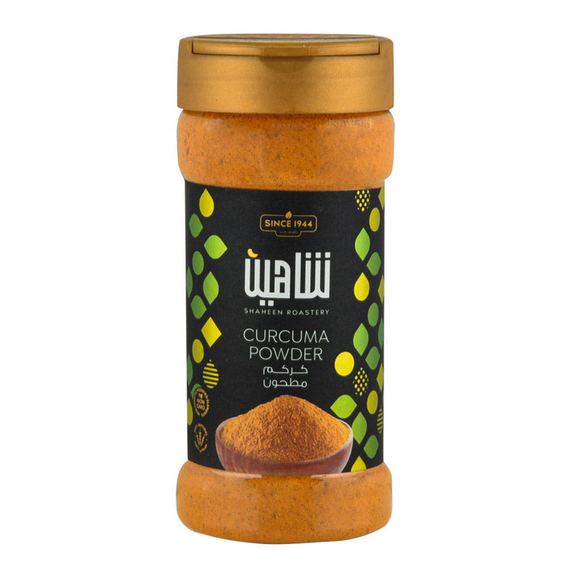 Shaheen Curcuma Powder, Strong Aroma and Richly Flavor, 4.76oz - كركم ناعم