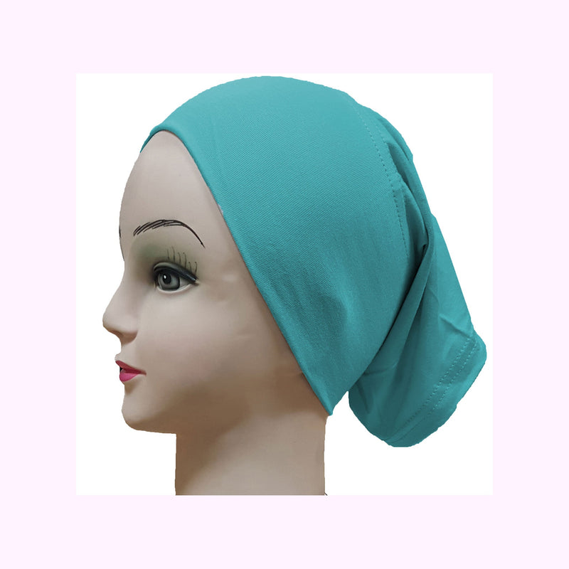 Women's Cotton Knit Tube Under Scarf - Plain Color