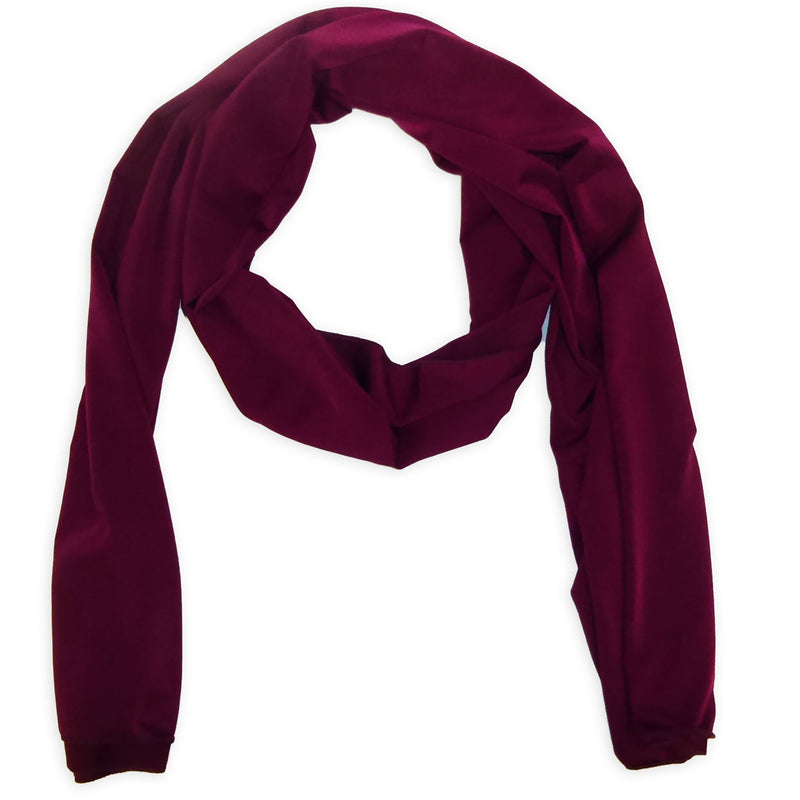 Women's Silky Scarf Wrap Shawl - Plain Color