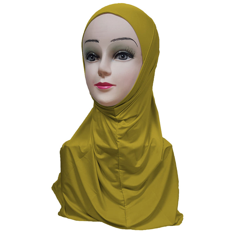 Women's Silky Amira Hijab Two Piece - Plain Color