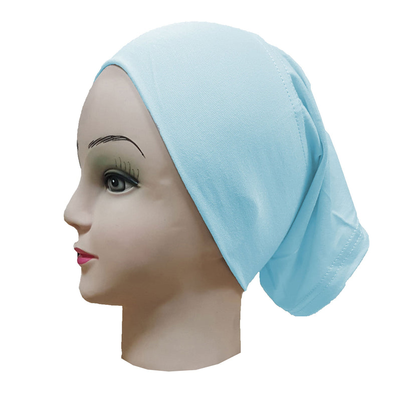 Women's Cotton Knit Tube Under Scarf - Plain Color