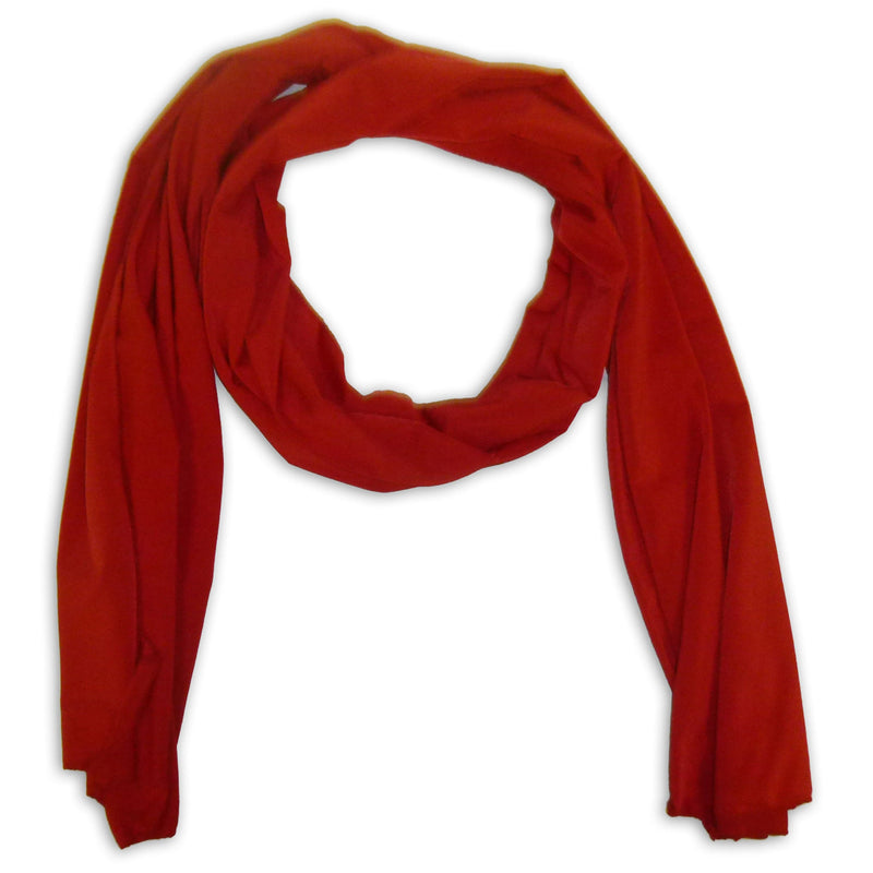 Women's Silky Scarf Wrap Shawl - Plain Color