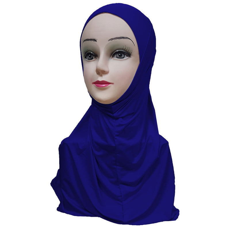 Women's Silky Amira Hijab Two Piece - Plain Color