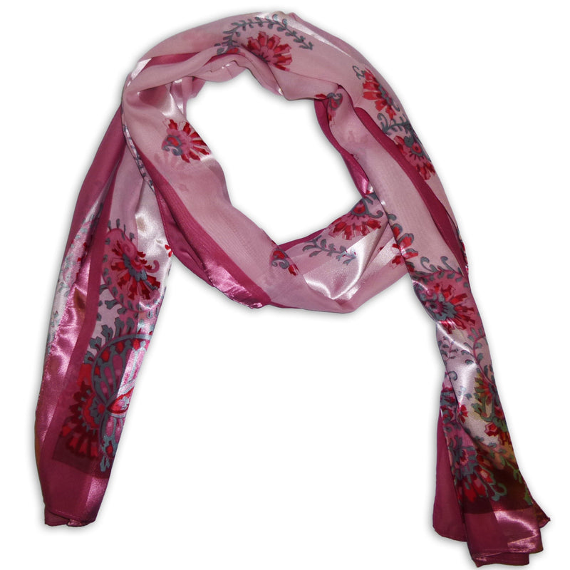 Women's Chiffon With Printed Design Scarf Wrap Shawl