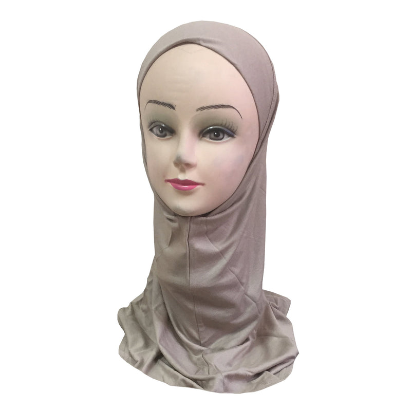 Women's Cotton Amira Hijab One Piece - Plain Color