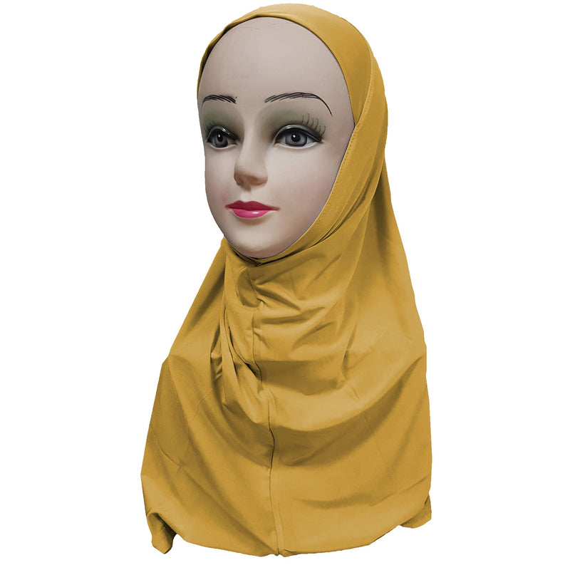 Women's Silky Amira Hijab One Piece - Plain Color