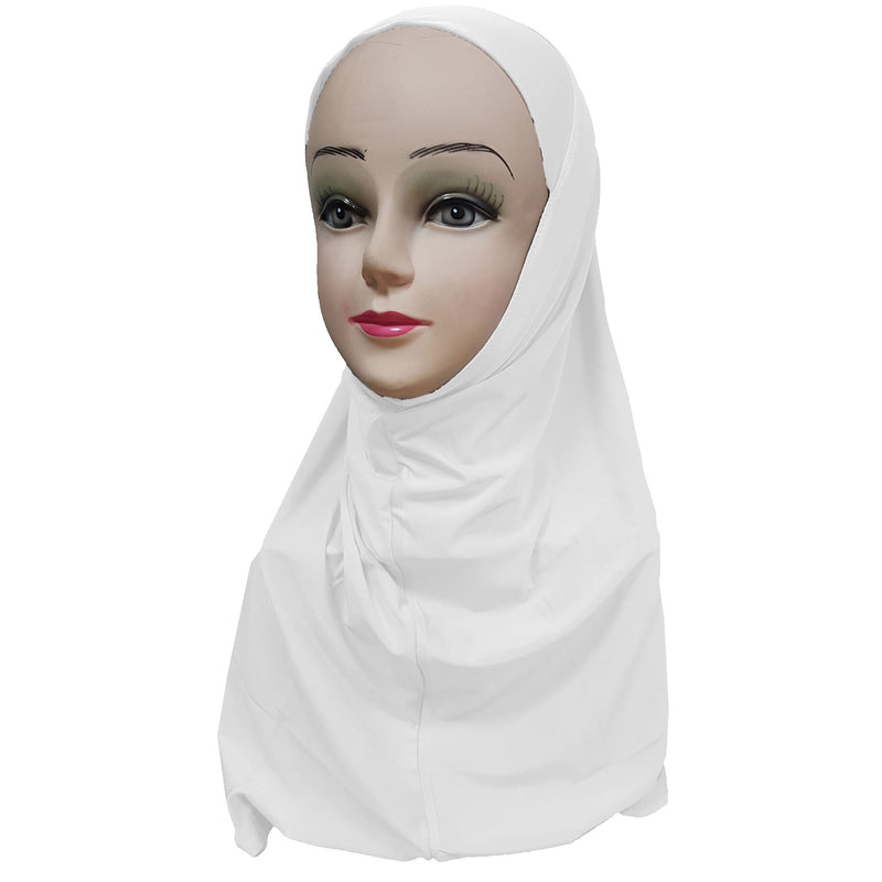 Women's Silky Amira Hijab One Piece - Plain Color