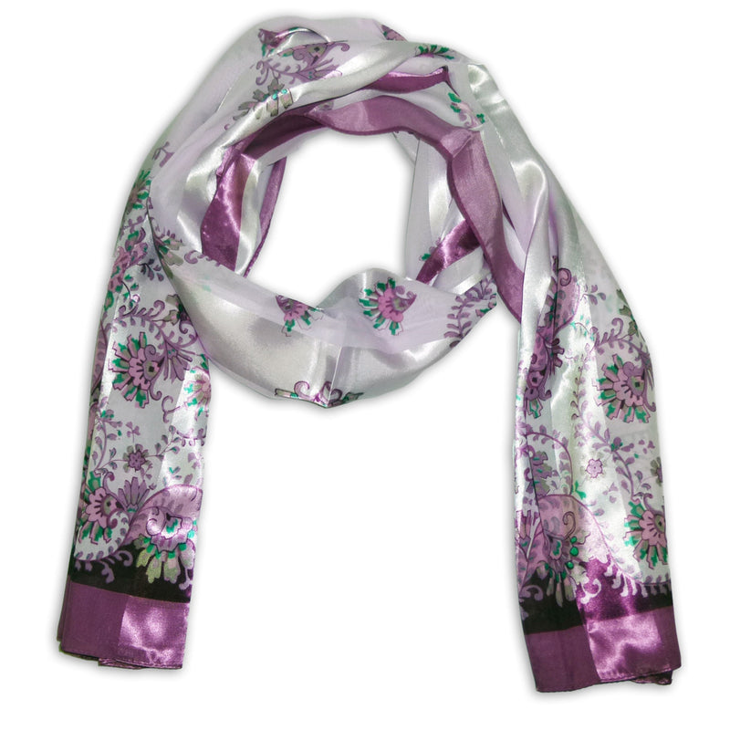 Women's Chiffon With Printed Design Scarf Wrap Shawl