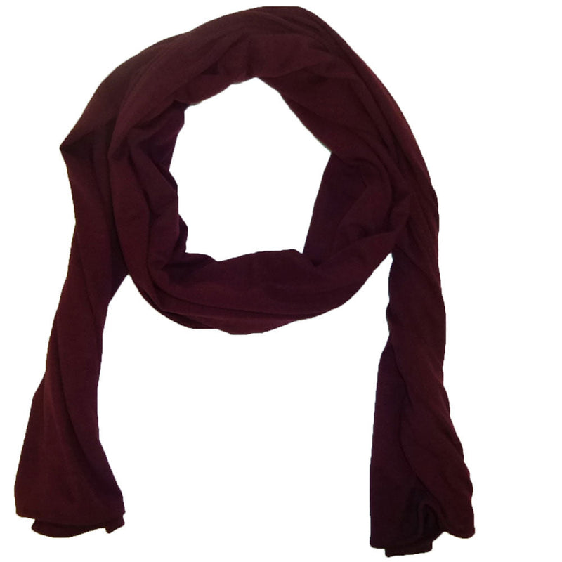 Women's Cotton Scarf Wrap Shawl - Plain Color