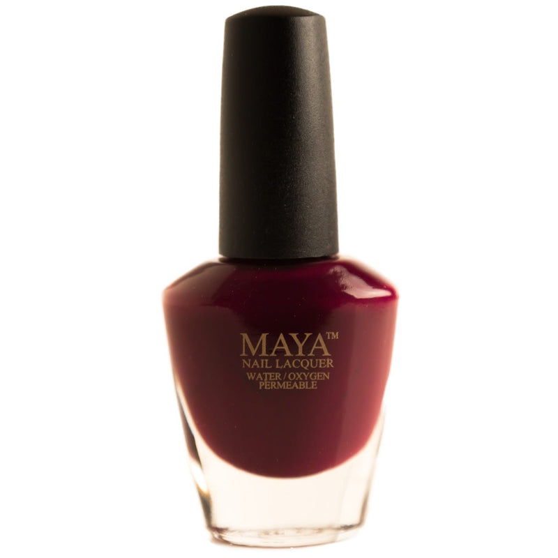 CRIMSON GLOW Breathable Nail Polish, Halal Nail Polish, Fast-Drying