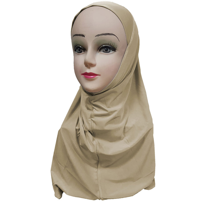 Women's Silky Amira Hijab One Piece - Plain Color