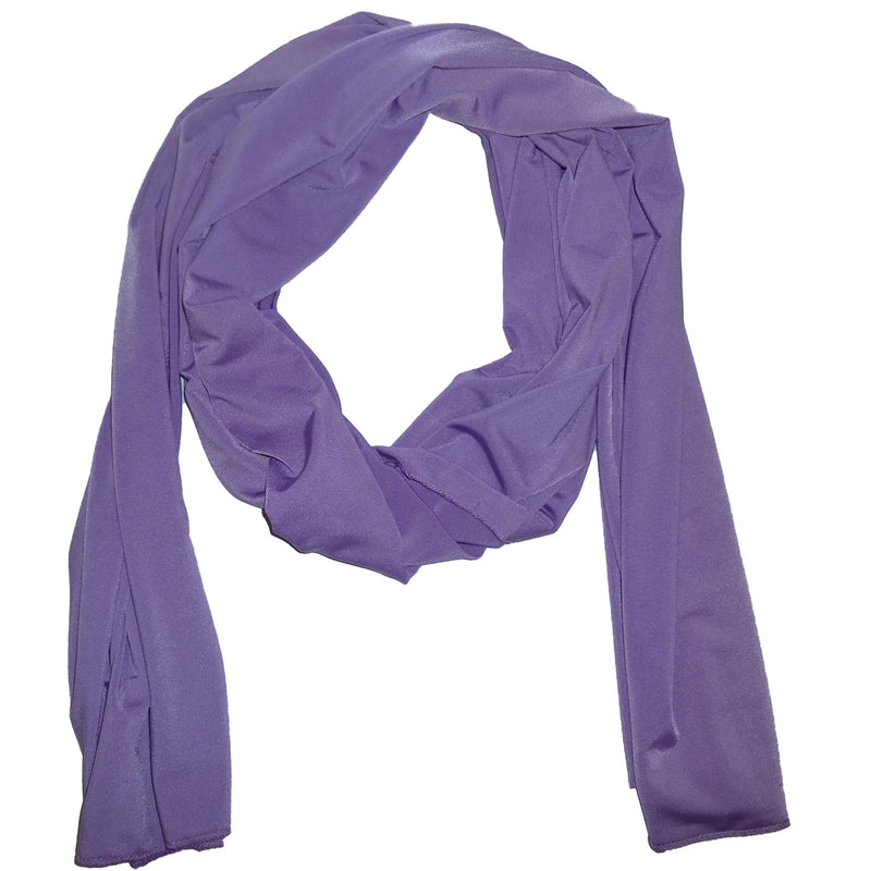 Women's Silky Scarf Wrap Shawl - Plain Color