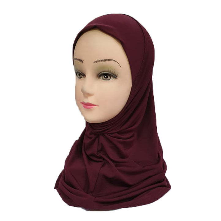 Women's Lycra Amira Hijab One Piece - Plain Color