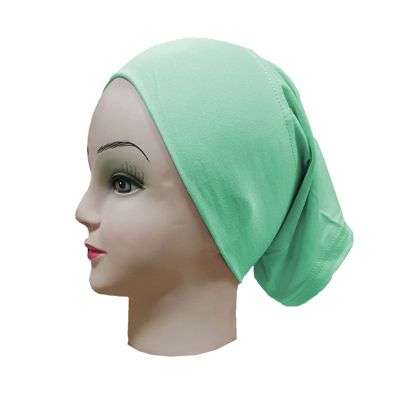 Women's Cotton Knit Tube Under Scarf - Plain Color